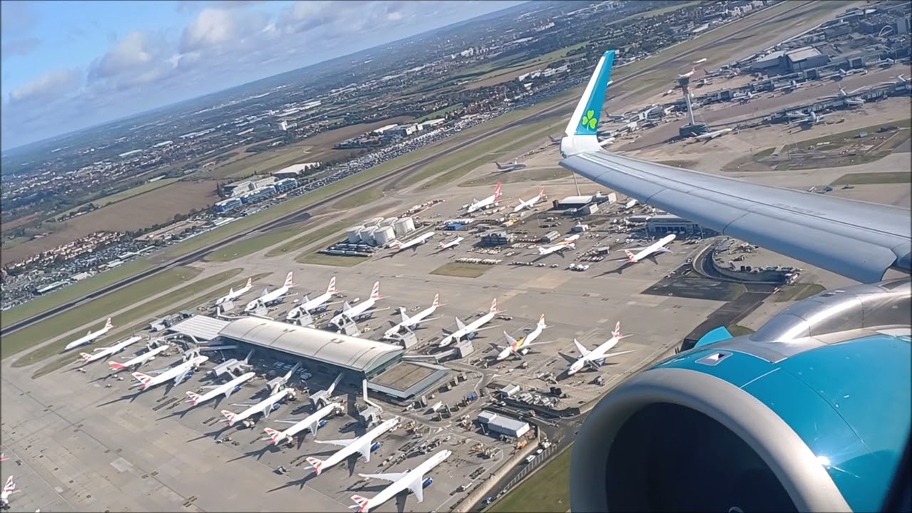 Aer Lingus A321NEO London Heathrow to Dublin *Full Fight