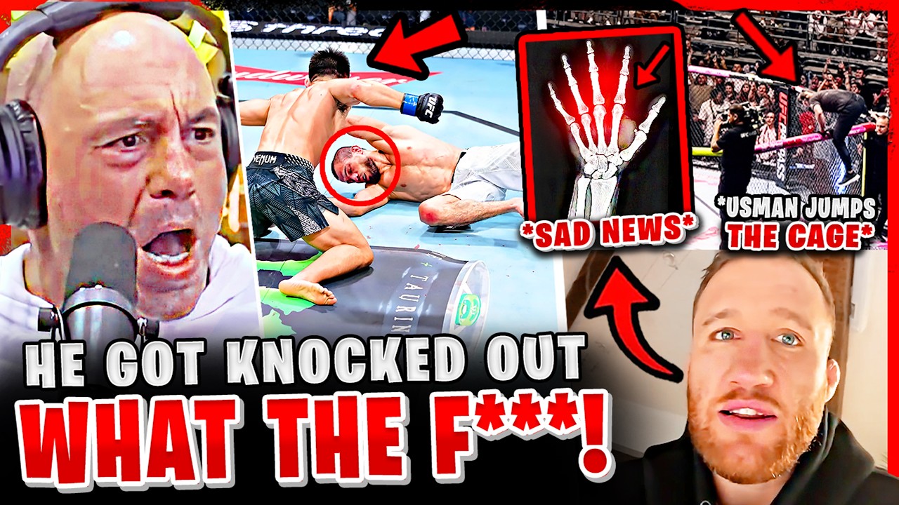 MMA Community REACTS to Umar Nurmagomedov KNOCKED OUT! Usman JUMPS CAGE! Justin Gaethje SAD NEWS!
