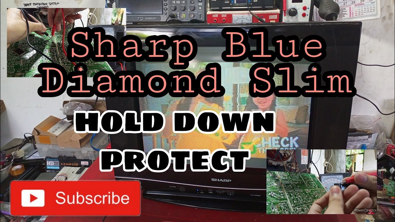 Sharp Blue Diamond Slim || hold down protect