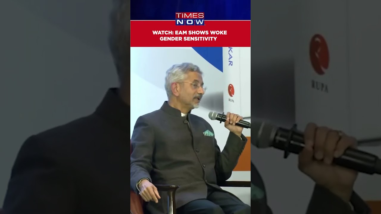 Watch: EAM Jaishankar Corrects Anchor On Gender Sensitivity In Indian Foreign Service #shorts