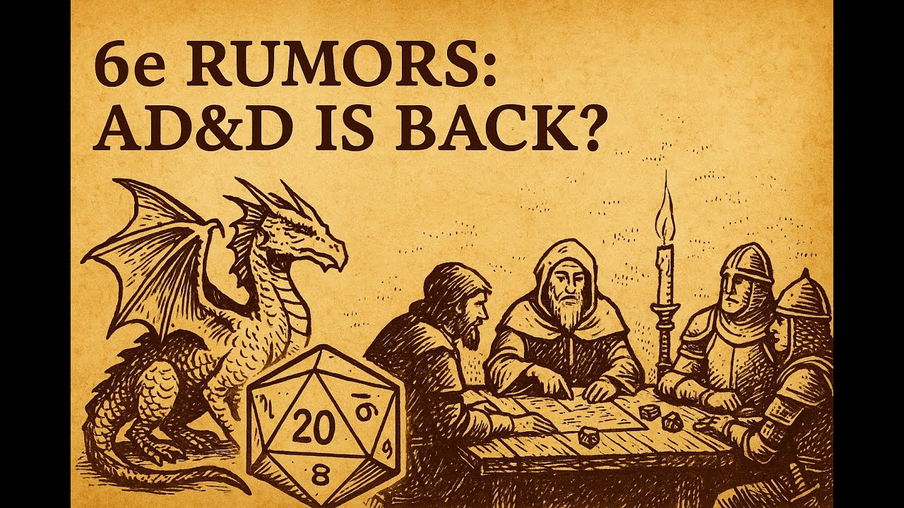 Слухи о D&D 6e: вернется ли AD&D в 2027 году?