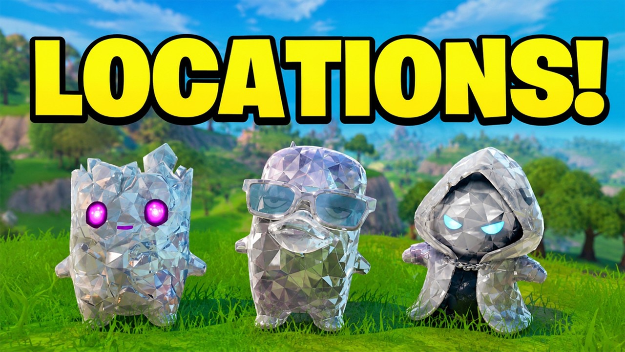 КАК НАЙТИ ВСЕХ GEM SPRITES В FORTNITE!