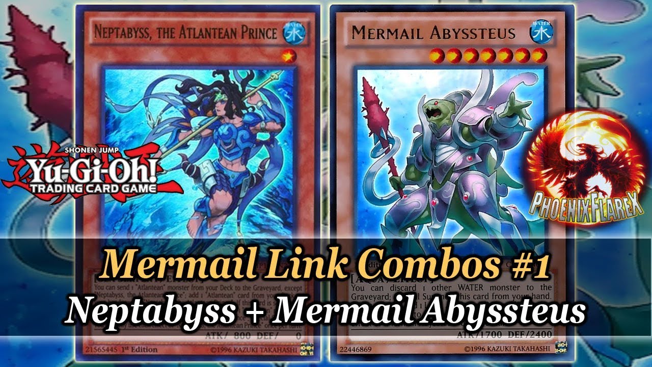 Yu-Gi-Oh! 2 Mermail Link Era Combos: Neptabyss + Teus = Bahamut, Toad, Moulinglacia & 2 Firewalls