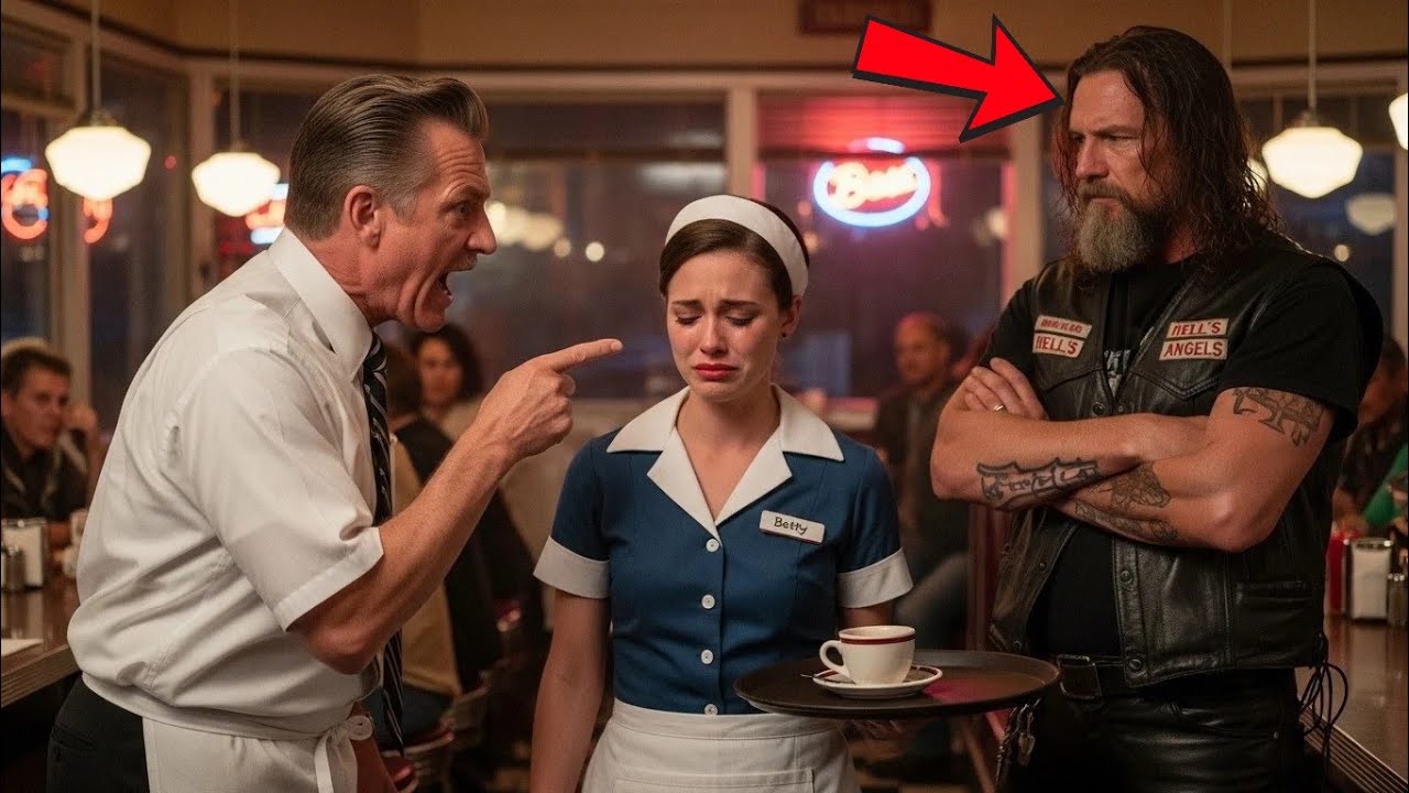 88987 Manager Fired Waitress for Helping a Biker   Hours Later 150 Bikers Surrounded the Place
