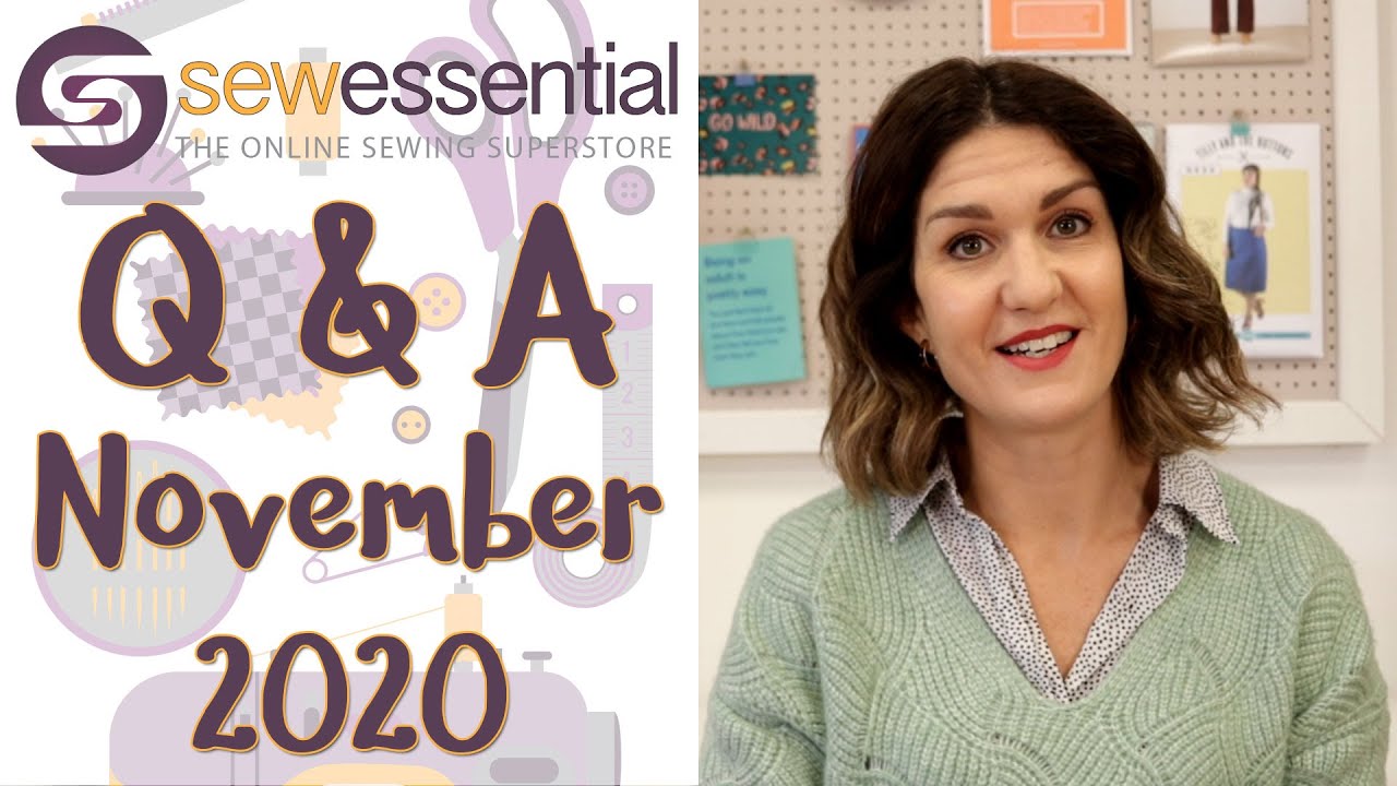 Sewing Q & A November 2020