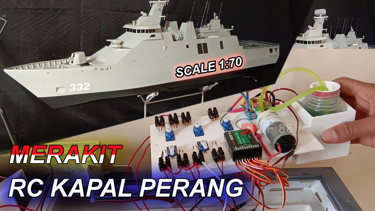Mega Proyek RC KRI Gusti Ngurah Rai 332 Kapal Perang Indonesia