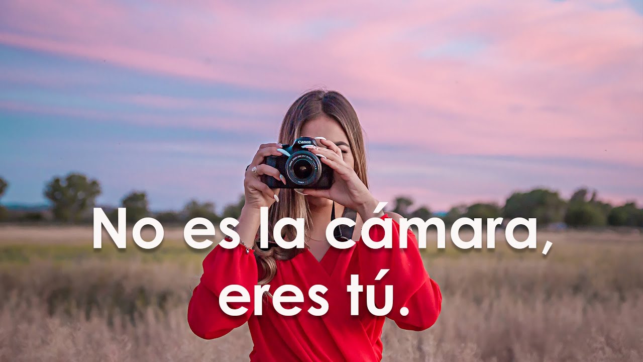 Sesión de fotos con la cámara más 