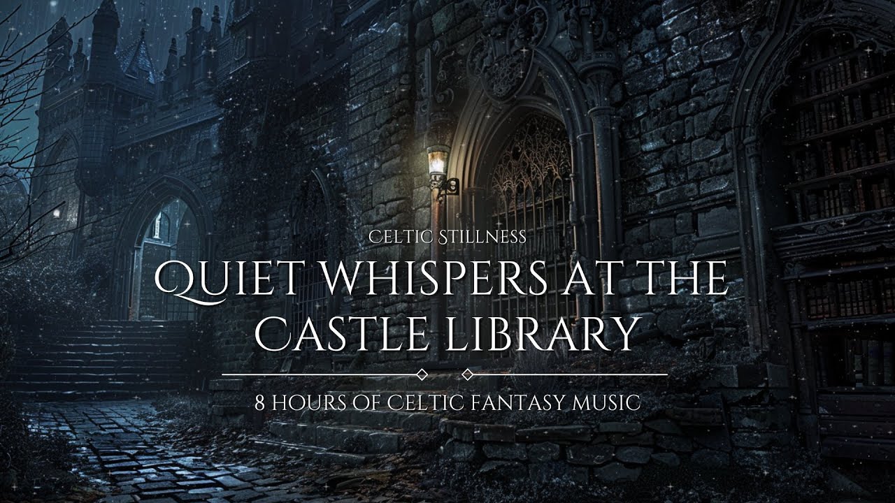 Celtic Fantasy Music for Deep Relaxation and Sleep | Quiet Whispers at the Castle Library