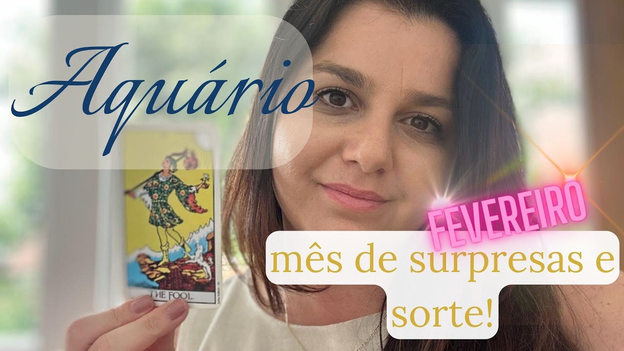 AQUÁRIO ♒FEVEREIRO SERÁ UM MÊS DE SORTE E DE SURPRESAS