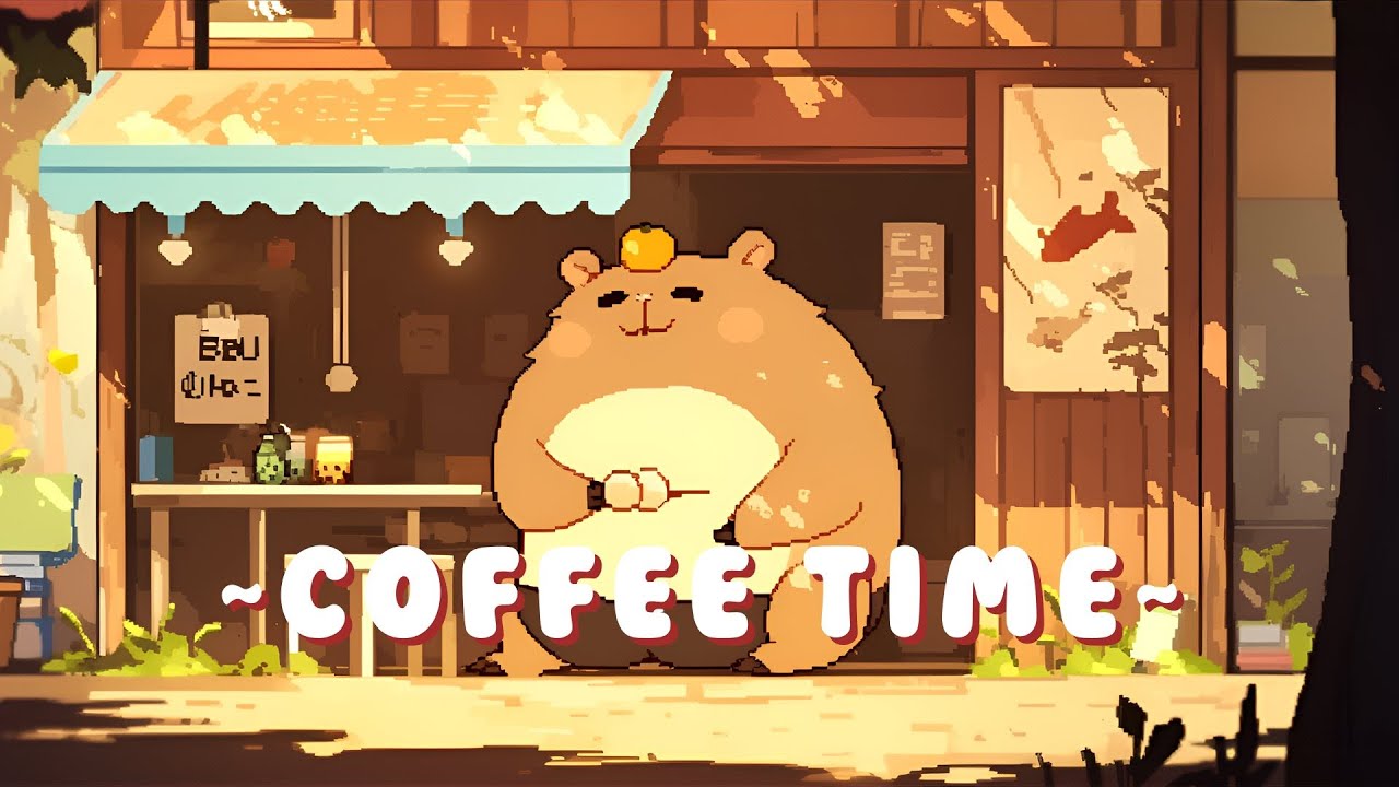 Capybara Chill Radio - Chill Study Music Mix ~ Peaceful Moments ~ 🌸 ☕