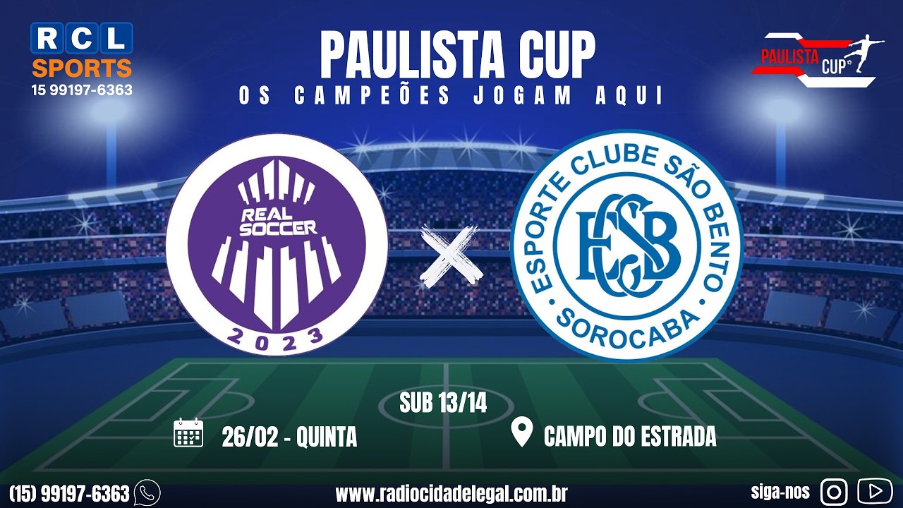 PENALTIS SUB 13 REAL SOCCER X SÃO BENTO