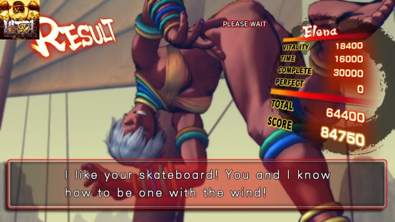 ULTRA STREET FIGHTER IV Elena Arcade Mode
