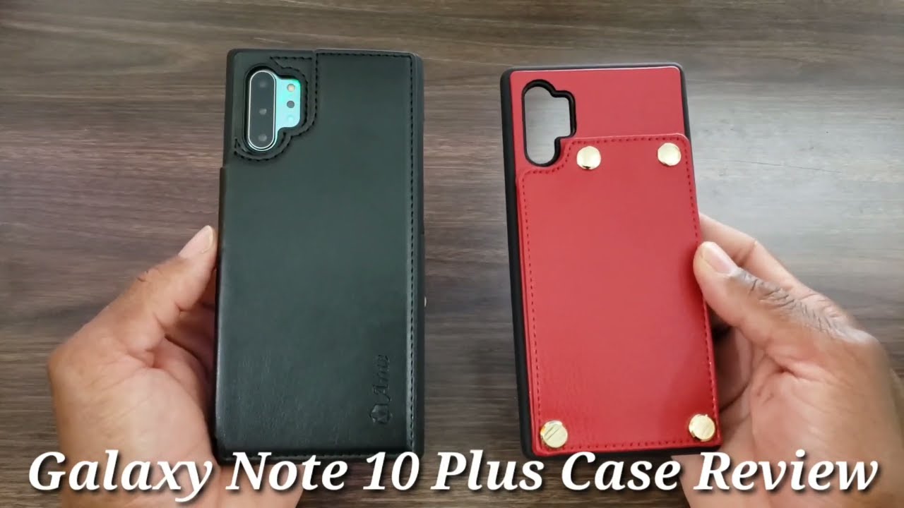 Samsung Galaxy Note 10 Plus Leather Credit Card Wallet Case review