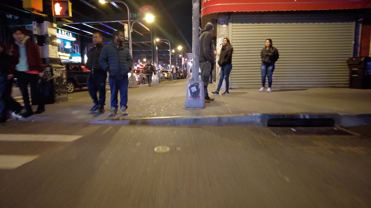 Roosevelt Avenue Queens New York After Dark Watch to The End or Miss Out! Raw & Uncut!!