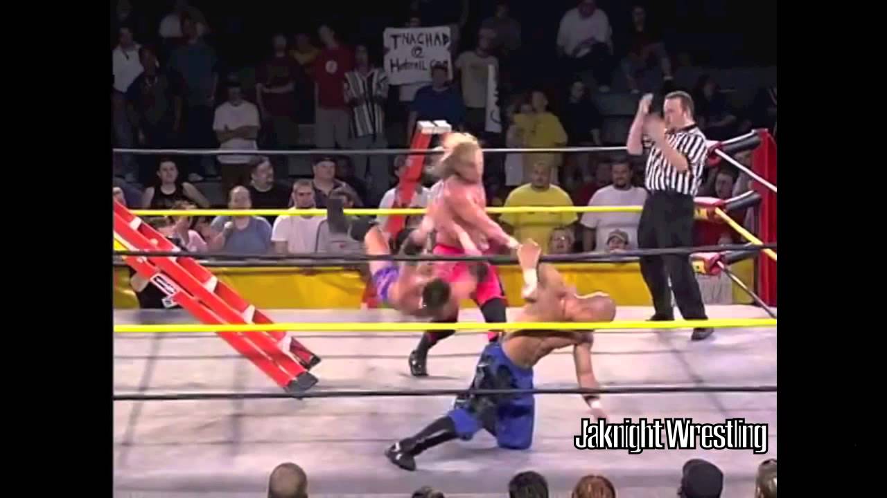 AJ Styles vs Jerry Lynn vs Low Ki | Ladder Match | Highlights