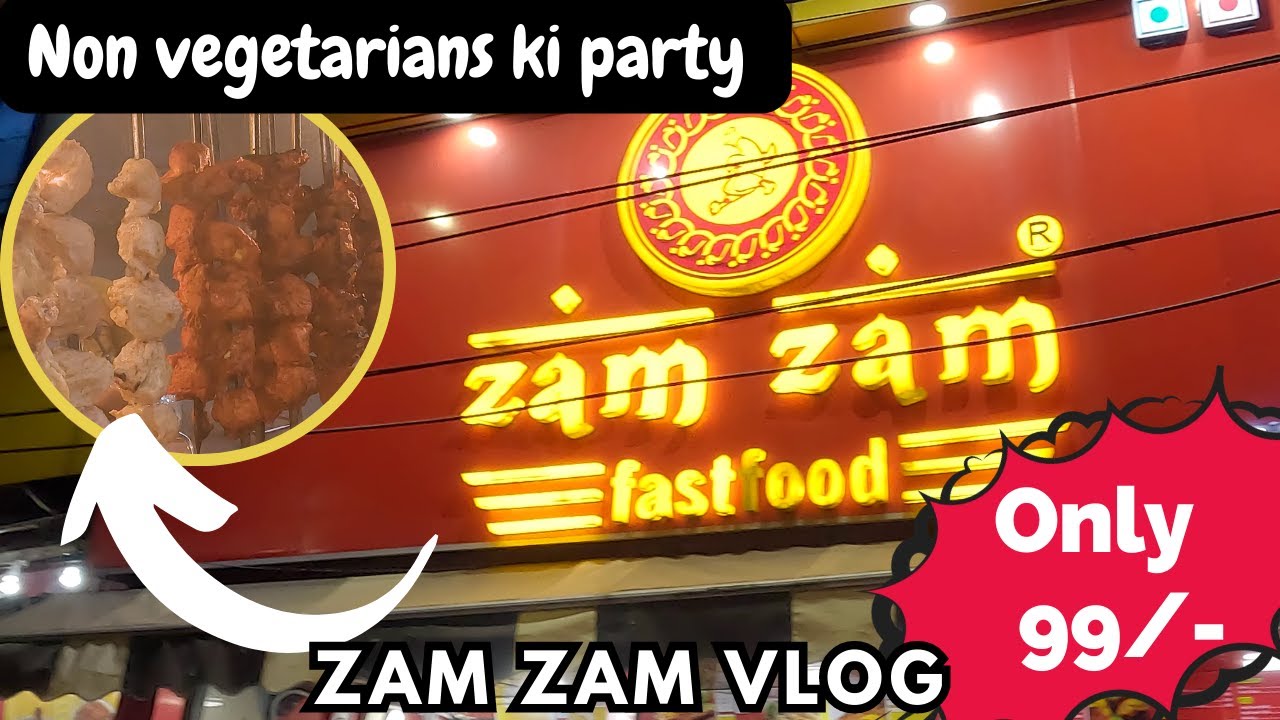 Обзор еды ZAM ZAM Bhopal | Уличная еда с курицей @Gkvvlogs #mukbang #2023