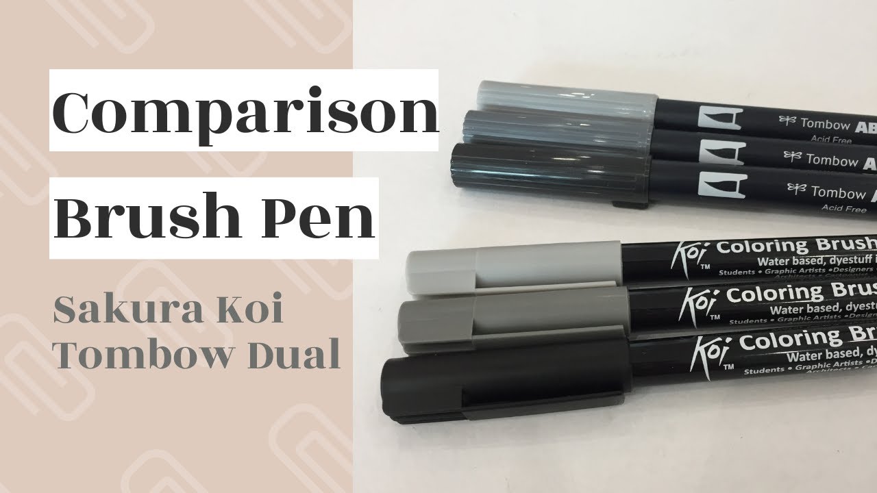 BUNKUYA: Brush Pen Comparison