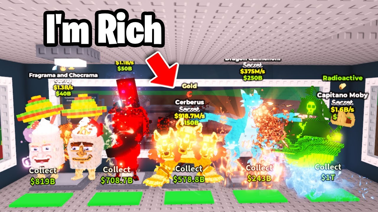 I DUELED My CERBERUS To Get CRAZY RICH In Roblox..