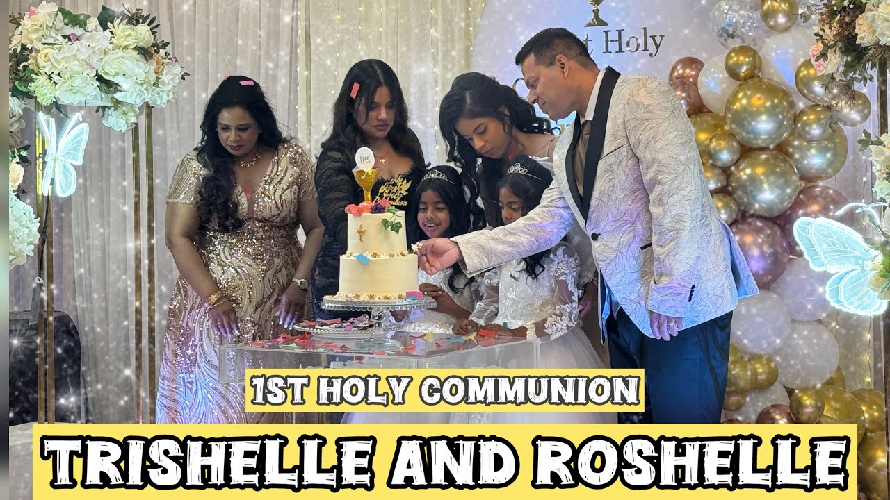 First Holy Communion of Trishelle and Roshelle |Double Celebration