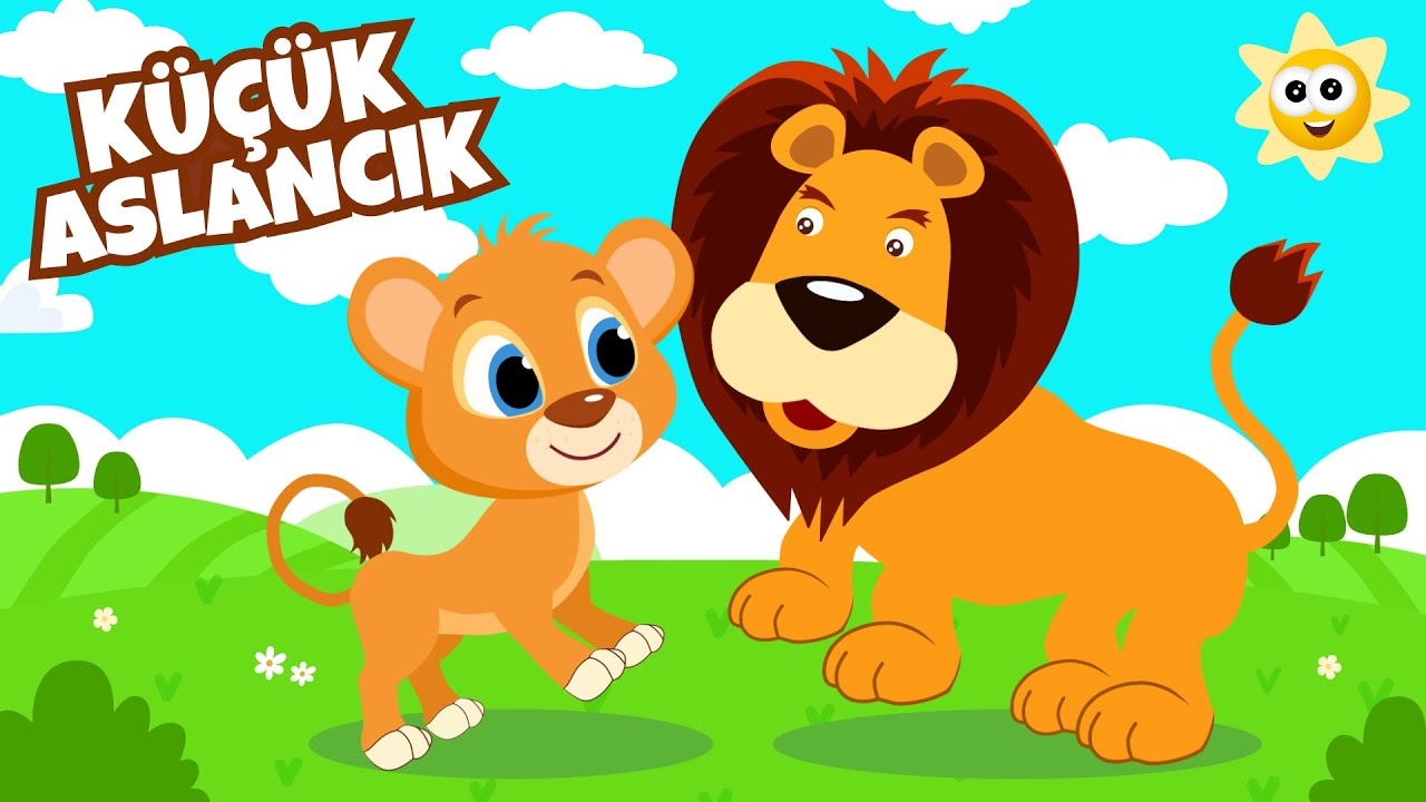 Bir Küçük Aslancık Varmış Şarkısı 🦁 | Hayvanları Öğreniyorum | Tombik Panda Çocuk Şarkıları