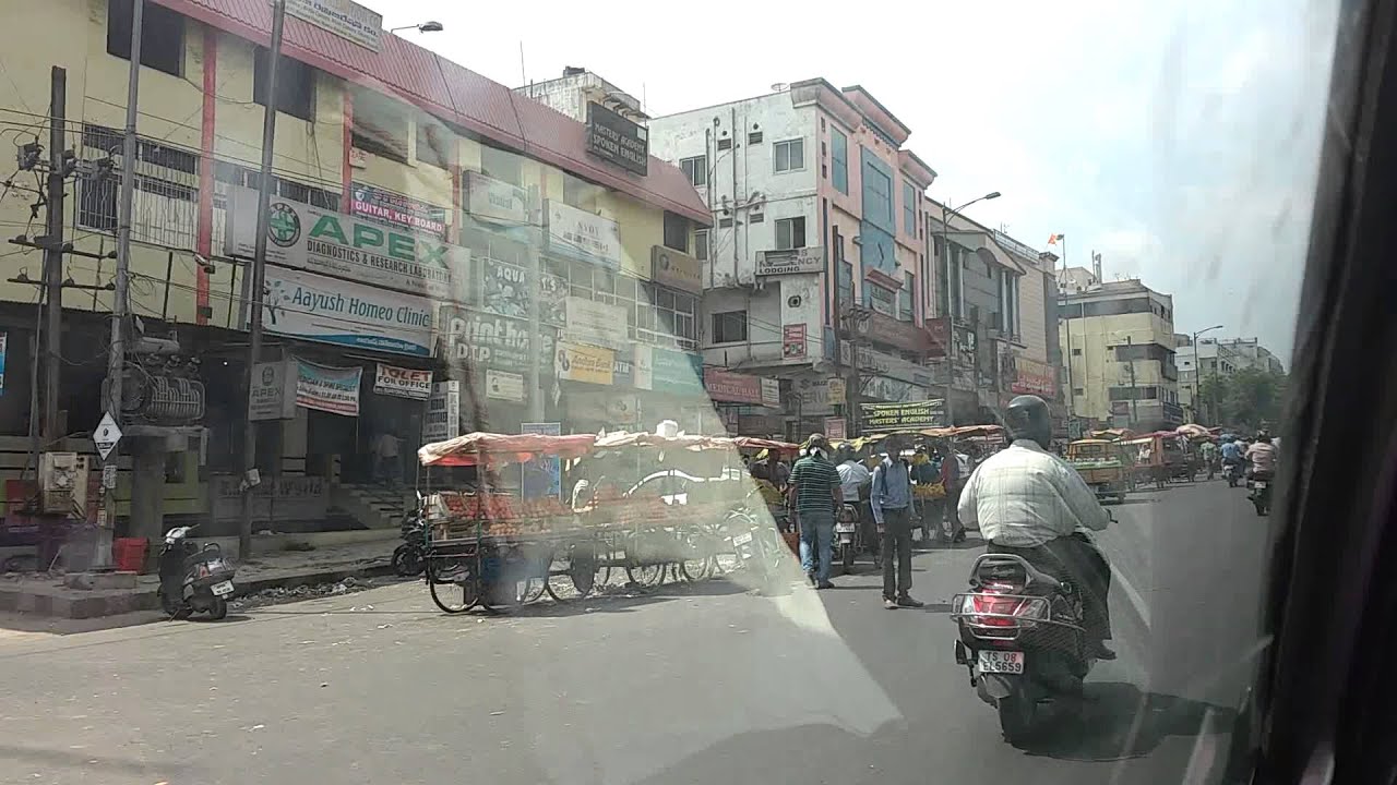 Public road and footpaths encroachment in Hyderabad @ Erragadda