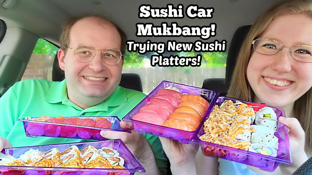 SUSHI CAR MUKBANG!