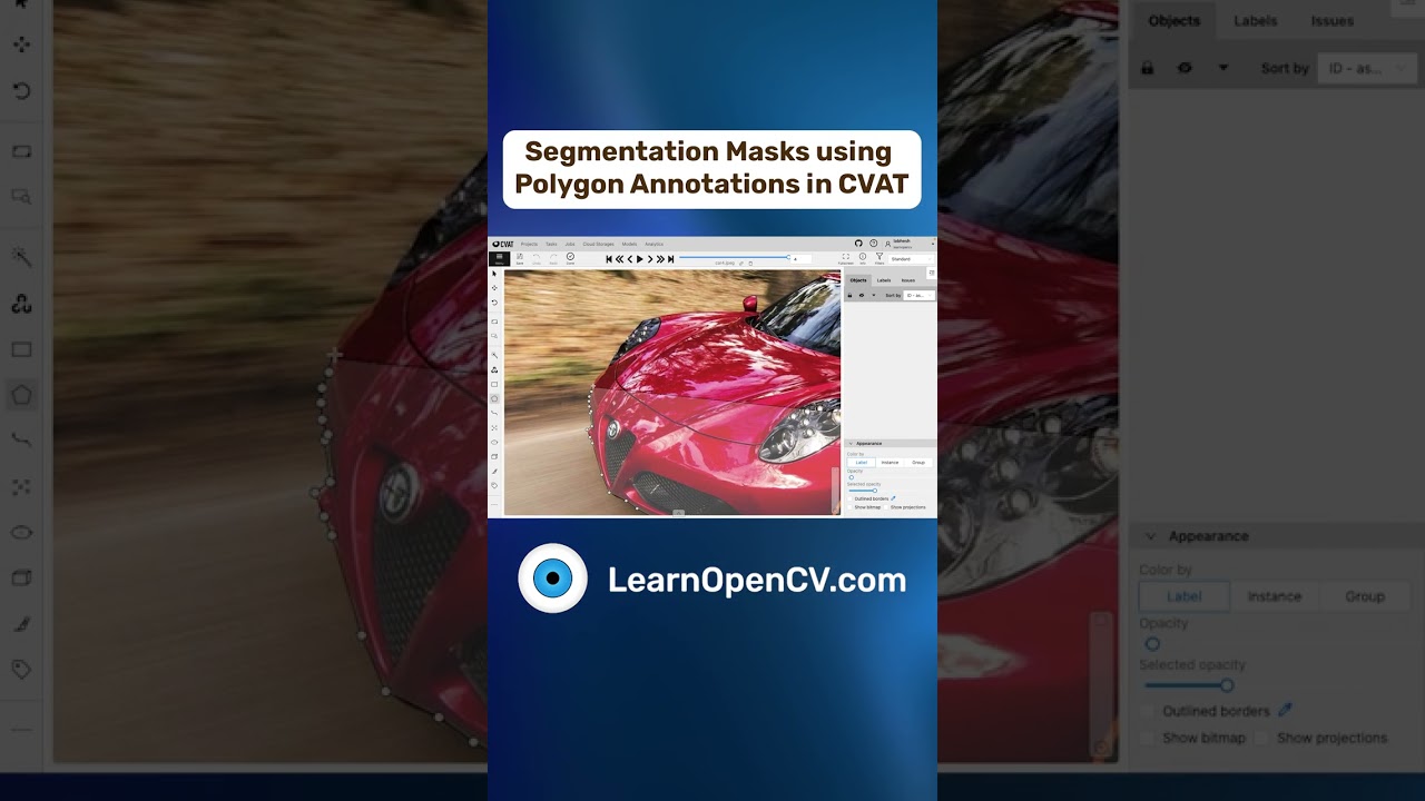 Polygon Annotation using CVAT