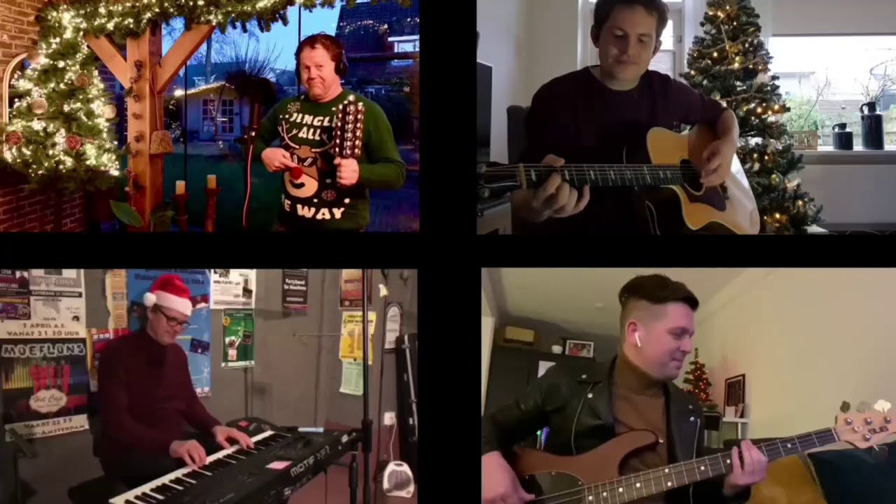Moeflons Feestband kerstcover Chris Rea met Driving home for Christmas 2020-15