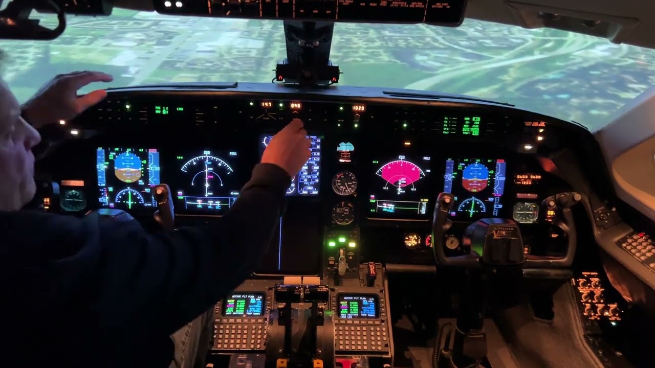 KMEM Localizer 27, Circle to Land 18R.  Maximum Performance Landing.