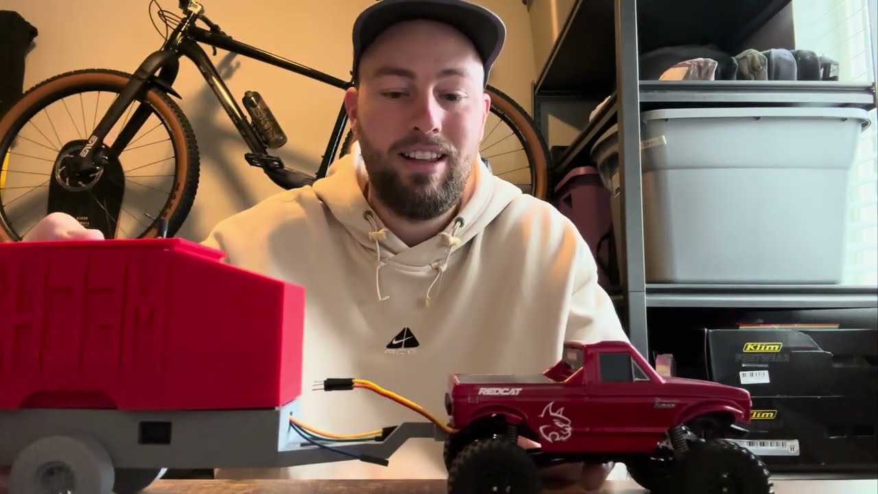 Auto Headlights RC Trailer