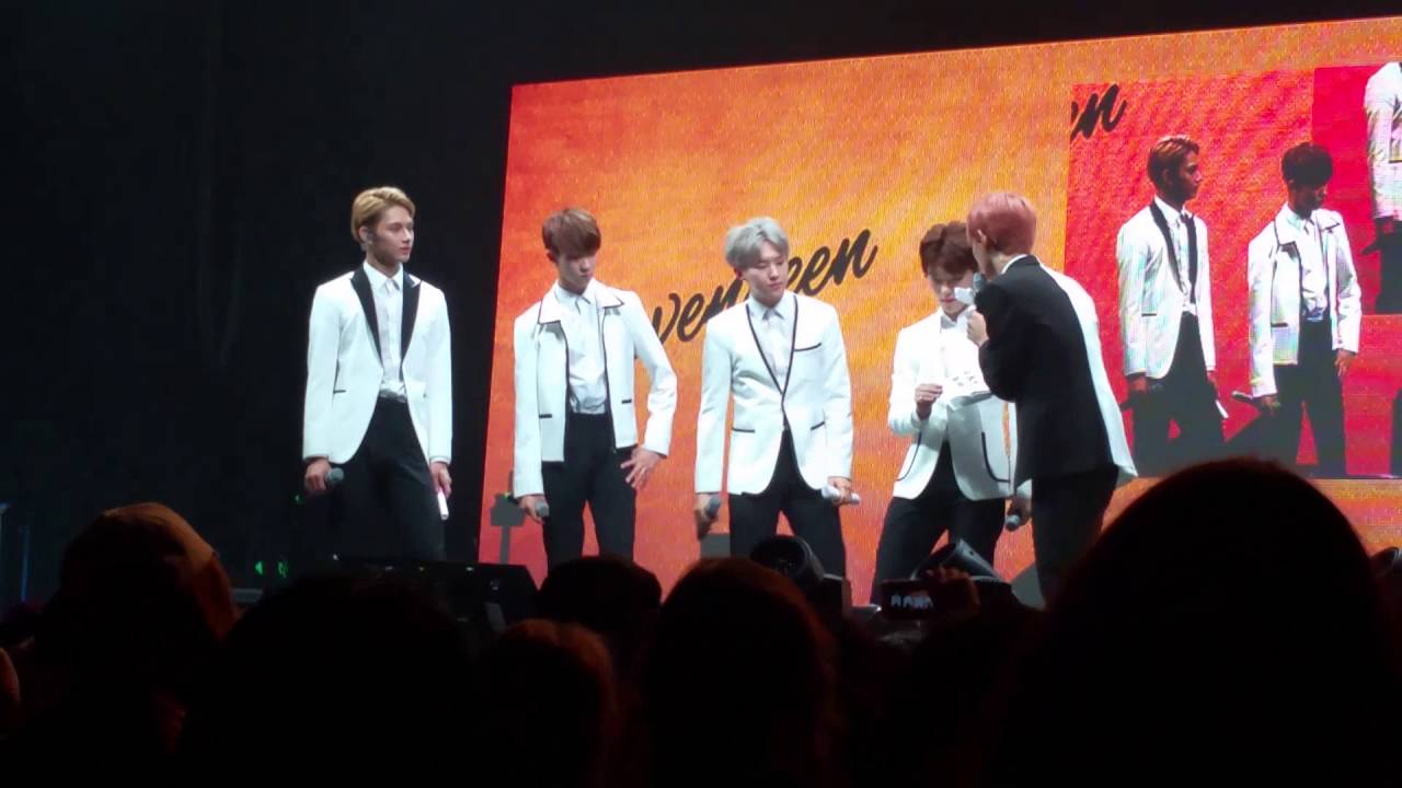 20160828 Seventeen Shining Diamonds in Sydney (Performance team punishment) 세븐틴 시드니 팬 미팅