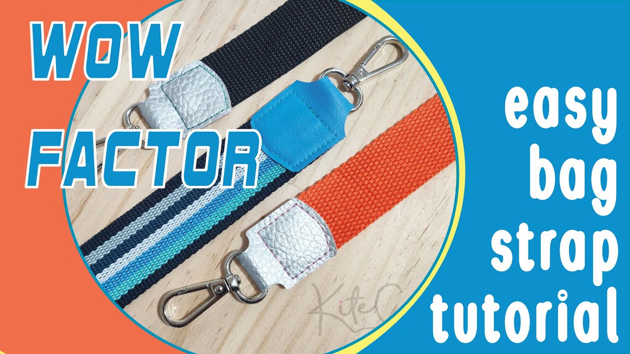 easy DIY bag, strap connectors anyone can make. tutorial.