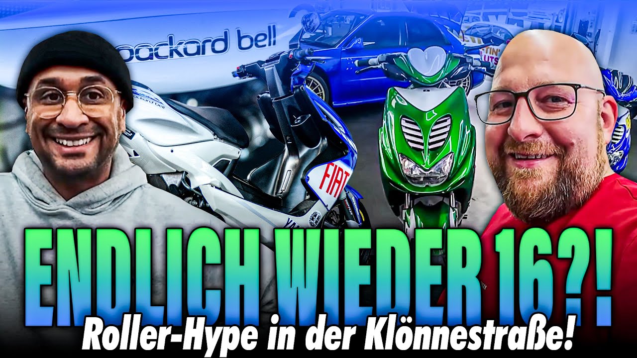 JP Performance - Endlich wieder 16?! Roller-Hype in der Klönnestraße!