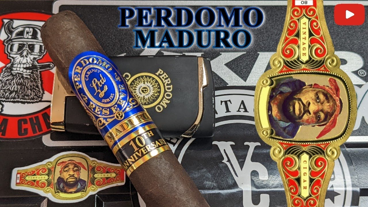 The Vintage Cigar | Perdomo 10th Anniversary Maduro cigar review #cigar #perdomo #botl #kobe