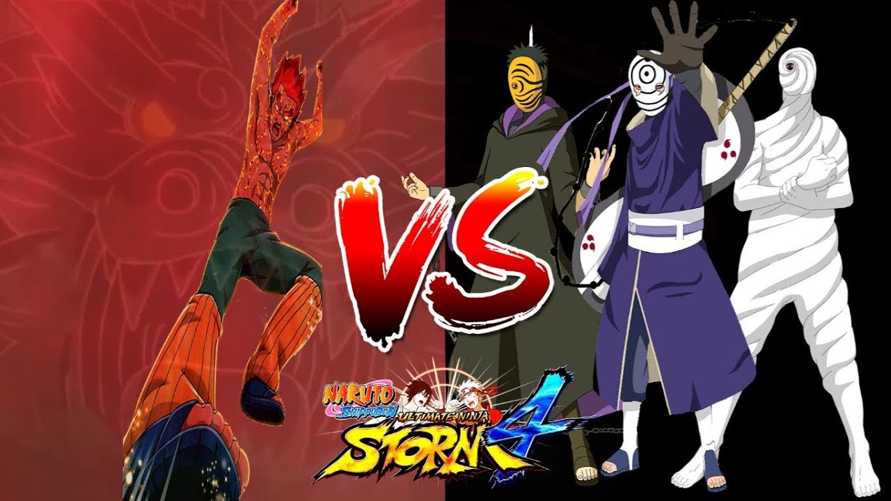 Obito Kamui (Transportation Technique) vs Guy (Night Guy) Naruto Storm 4 (Road to Boruto)