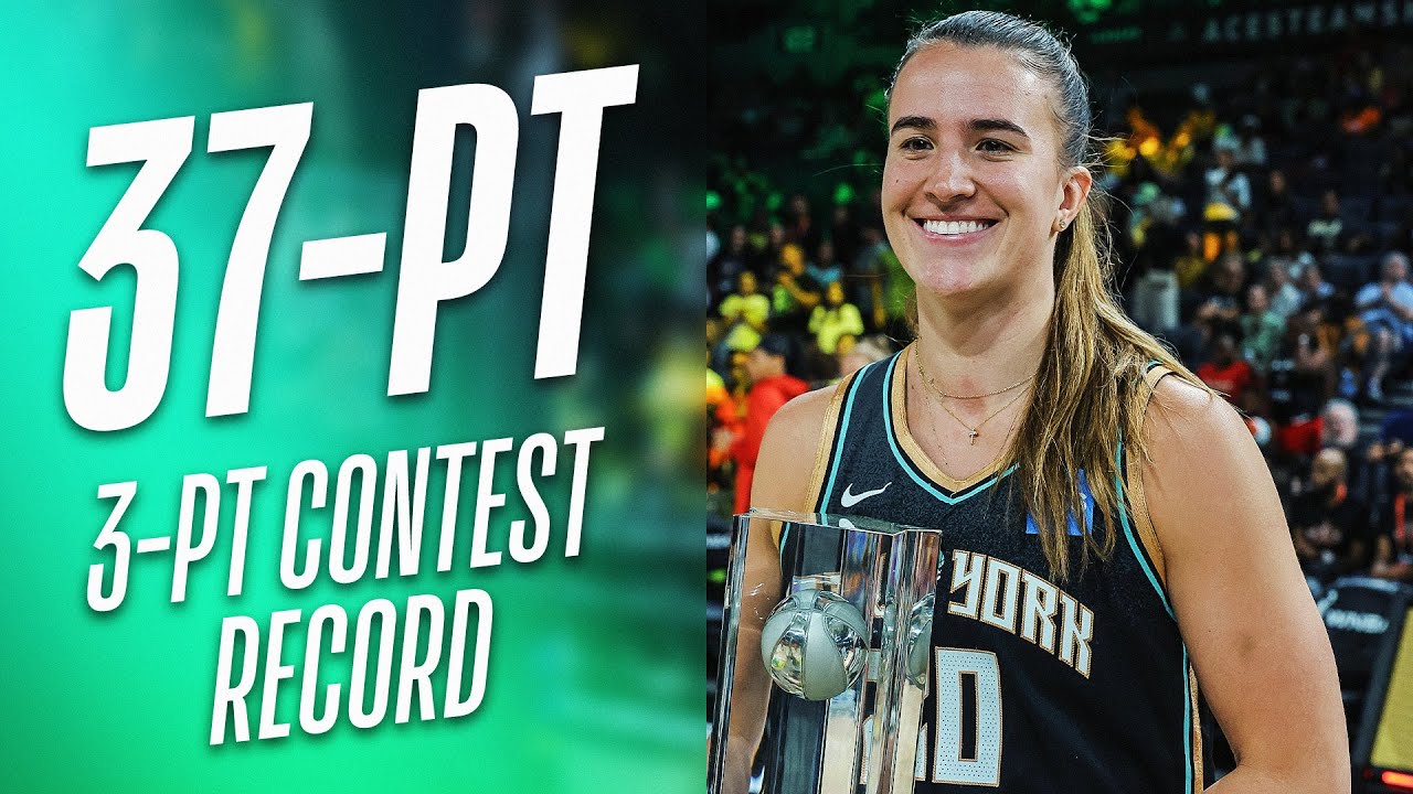 Kiedy Sabrina Ionescu pobiła rekord wszech czas&oacute;w w wyzwaniu rzut&oacute;w za 3 punkty!🤯