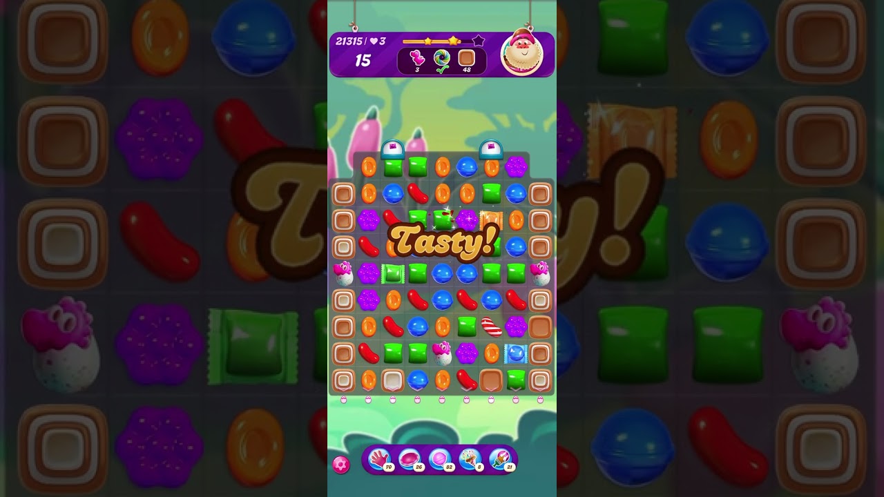 Candy Crush Level 21315 with boosters 