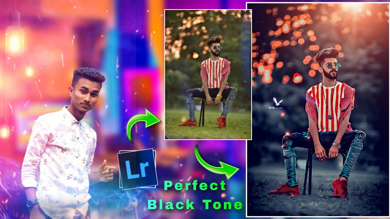 Perfect Black tone (Dark Moody)||Adobe Lightroom mobile photo Editing ||Morsalin Editing