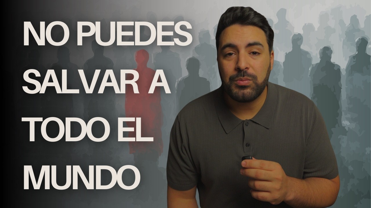 No los puedes salvar a todos, por mucho que quieras