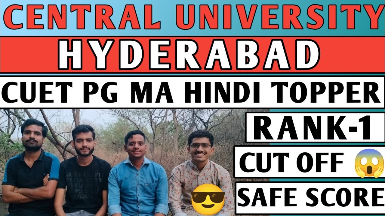 CUET PG MA HINDI TOPPER Talk | Rank - 1| MA Hindi | Hindi Department | HCU MA Hindi  | UOH MA Hindi
