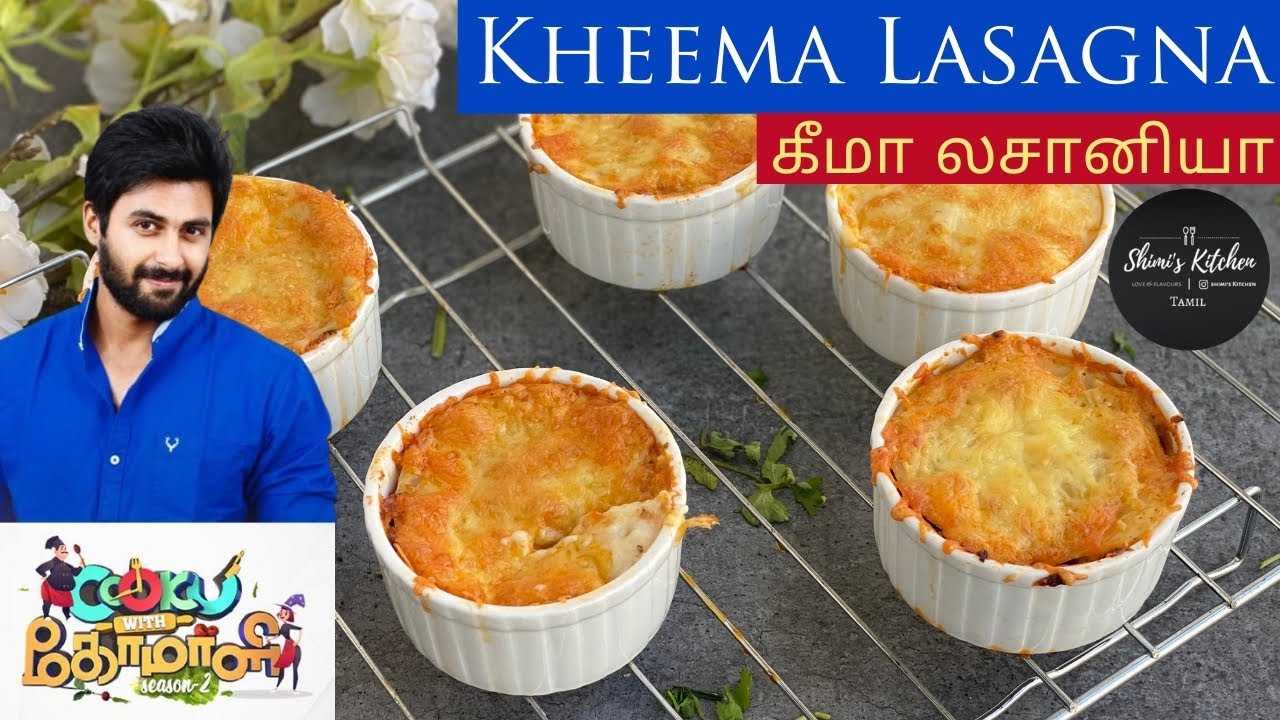 LASAGNA RECIPE | COOK WITH COMALI ASHWIN RECIPE | VENKATESH BHAT | KHEEMA LASAGNA