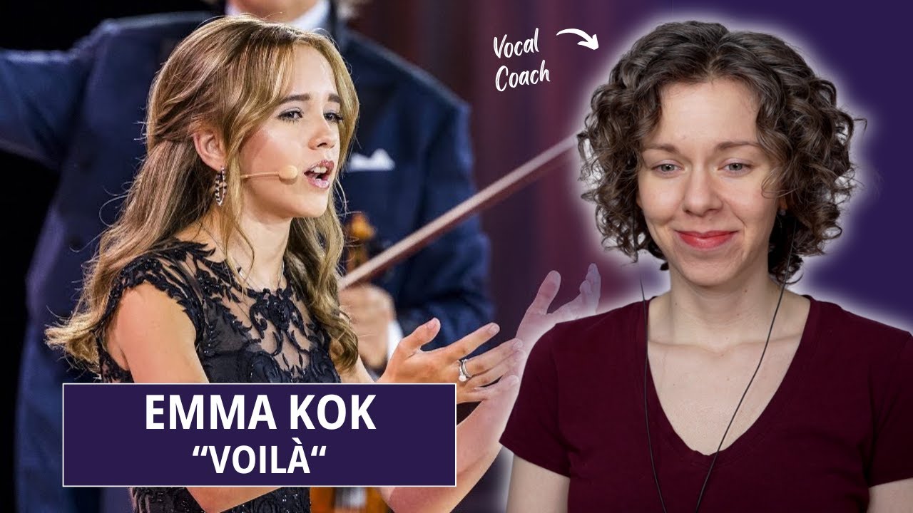 Why I get nervous hearing young singers... Vocal Coach Reacts to Emma Kok Singing 