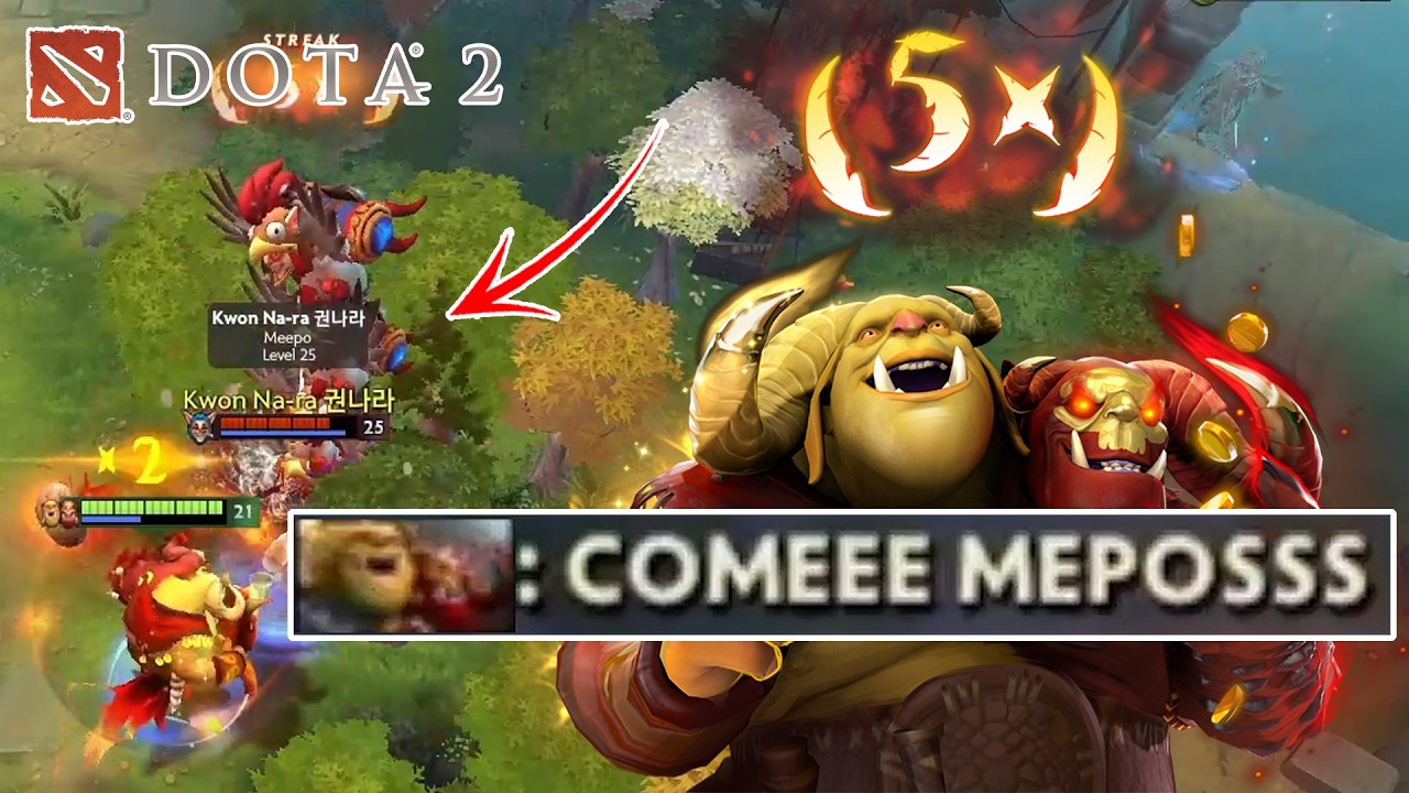 OGRE MAGI SPECIAL BUILD VS MEEPO! 🎰👯‍♂️ | Handling Mega Meepo (Dota 2 War Highlights)