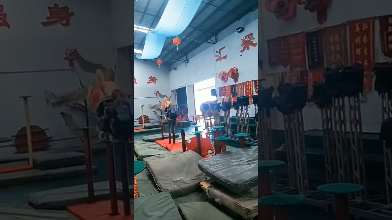 谁说女子不能舞狮，巾帼不让须眉，只要坚持努力，女子拿起狮头一样可以舞得好！#shorts