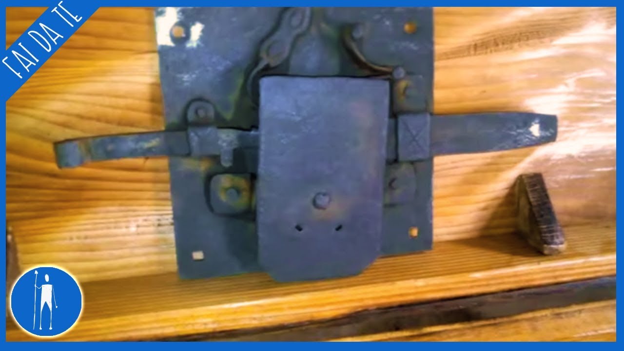 Rimozione Ruggine ELETTROLISI | Restauro Serratura Antica