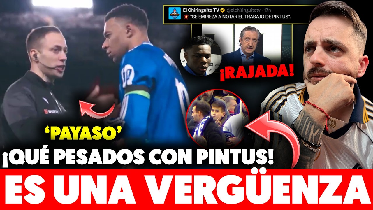💥¡¡TREMENDO!! MBAPPÉ LLAMÓ PAYASO al ÁRBITRO · INSULTOS ASQUEROSOS en MESTALLA · RAJADA TCHOUAMENÍ
