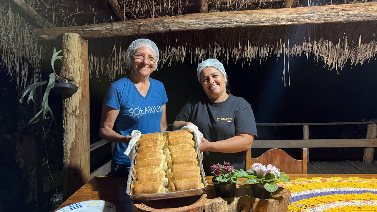 RECEITA DE P&Atilde;O CASEIRO COM NOSSA NOVA VIZINHA!!!