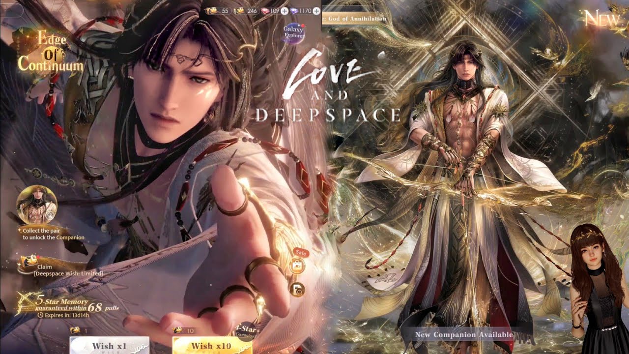 Pulls for Zayne NEW 3rd Myth | Love and Deepspace | God of Annihilation Event Gacha Gameplay