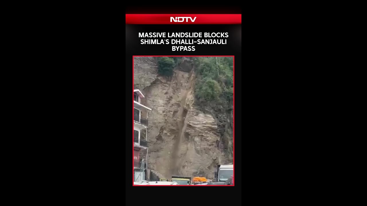 Shimla Landslide: Dhalli&ndash;Sanjauli Bypass Shut After Huge Mudslide
