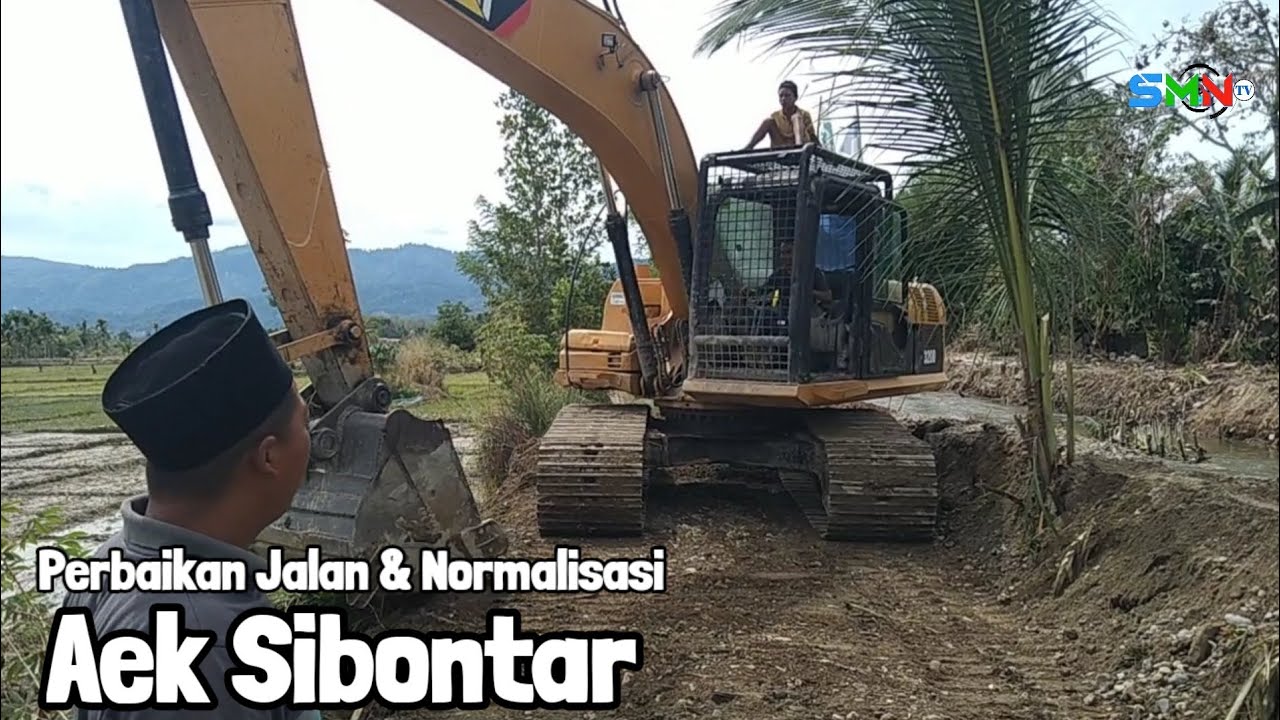 Normalisasi aek Sibontar dan perbaikan jalan sentra produksi pertanian di Bonan Dolok